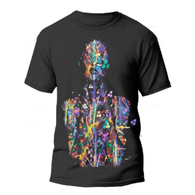 T-shirt Inspiré par l’Art – Modèle Banoo | T-shirt Graphique Minimaliste Femme