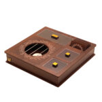 Boîte de Rangement pour Sachets de Thé en Bois avec Chauffe-Sachet Paniz