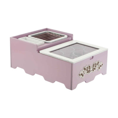 Boîte de Rangement pour Sachets de Thé en Bois avec Chauffe-Sachet Toranj