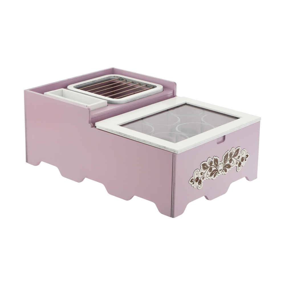 Boîte de Rangement pour Sachets de Thé en Bois avec Chauffe-Sachet Toranj