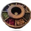 Boîte de Rangement pour Sachets de Thé en Bois avec Chauffe-Sachet Yas