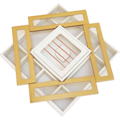Boîte de Rangement pour Sachets de Thé en Bois avec Chauffe-Sachet Yasna