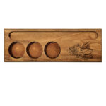 Porte-bougie en bois rustique décor de table persan Van Yakad