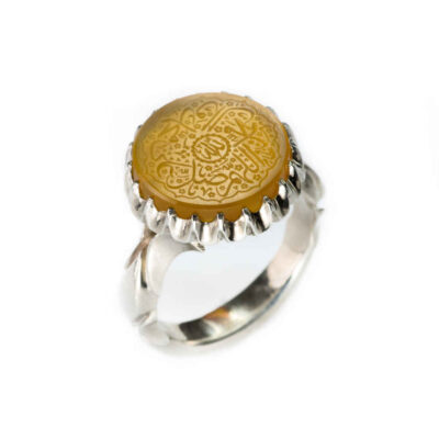 Bague en argent Aqeeq yéménite islamique pour hommes – Salawat