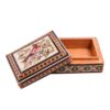 Boîte à bijoux en bois artisanale avec design persan Khatam - Narges