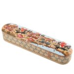Boîte à crayons en bois faite à la main avec l’art persan Khatamkari Kiana