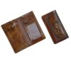 Portefeuille long en cuir persan pour hommes avec Design Kohan