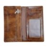 Portefeuille long en cuir persan pour hommes avec Design Kohan