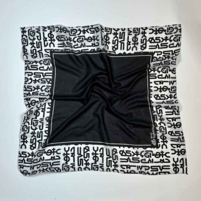 Persian Artistic Print Scarf for Women – Luxe and Vibrant Heyran Design