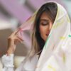 Foulard Miniature en Soie Persane pour Femme - Motif Artistique, Luxueux et Vibrant Arezoo