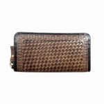 Portefeuille long en cuir persan pour femmes avec Design Hasiri