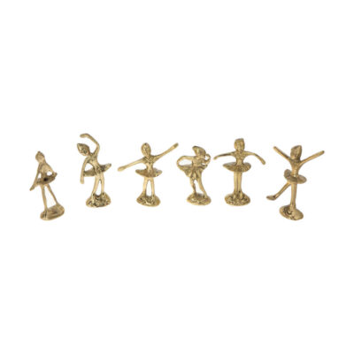 Ensemble de 6 figurines réalistes de ballerines – Élégante danseuse de ballet