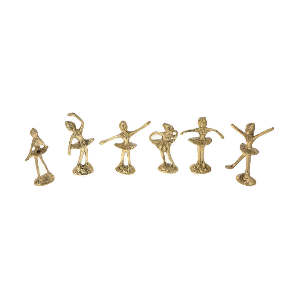 Ensemble de 6 figurines réalistes de ballerines - Élégante danseuse de ballet