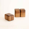 Ensemble de salières et poivrières en bois Hamta