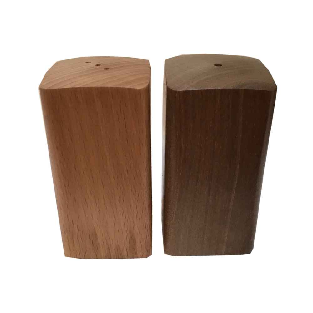 Ensemble de salières et poivrières en bois Luck