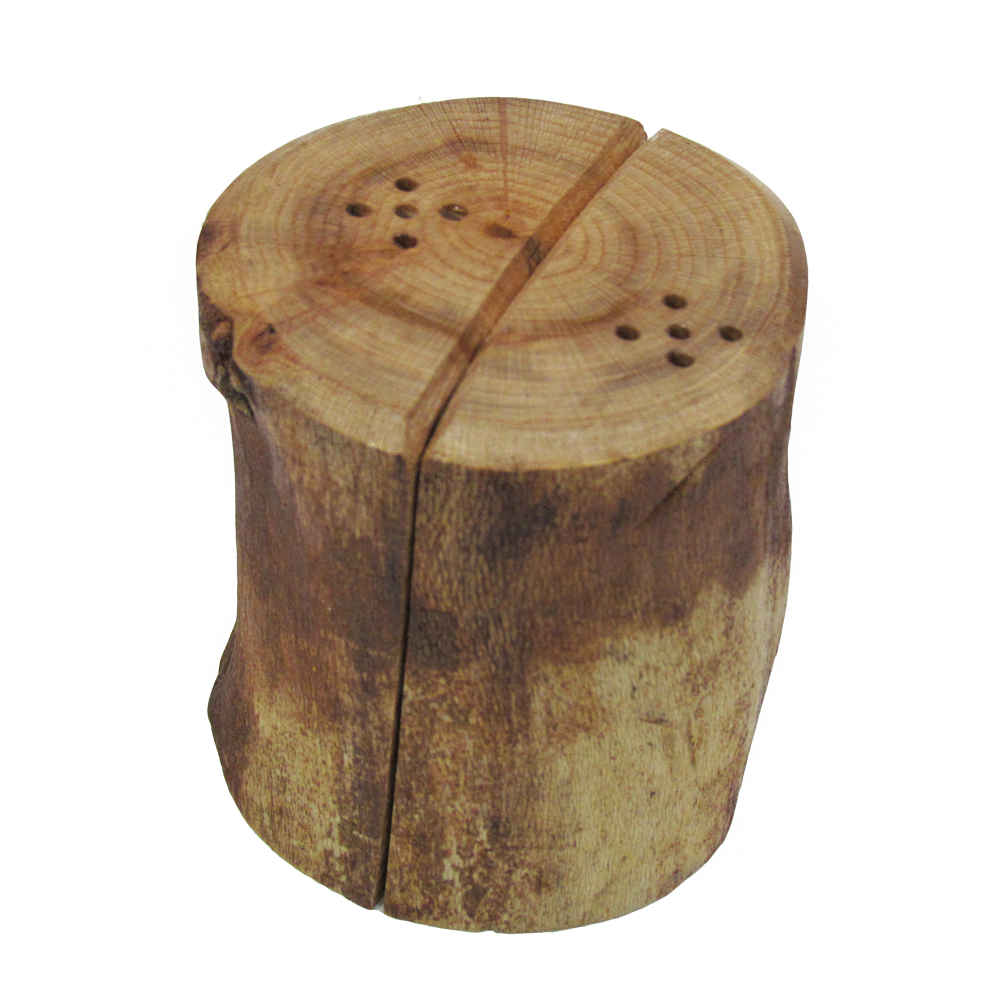 Ensemble de salières et poivrières en bois Nahal