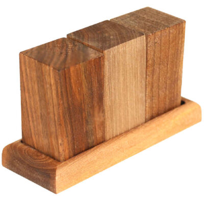 Ensemble de salières et poivrières en bois Rayka