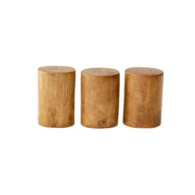 Ensemble de salières et poivrières en bois Tara