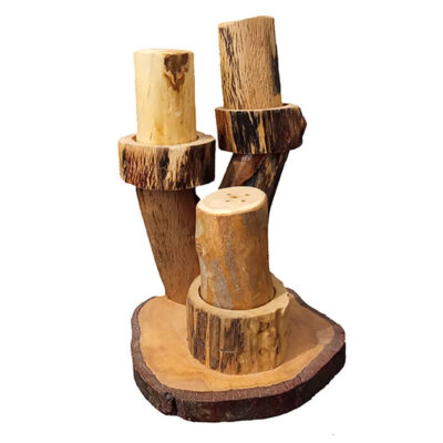 Ensemble de salières et poivrières en bois Tarlan