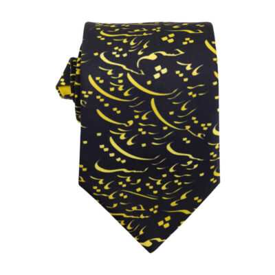 Cravate pour homme – Calligraphie artistique inspirée de la Perse Baran