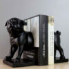 Serre-livres sculpture en polyester forme chien – parfait pour étagères d’amoureux des animaux