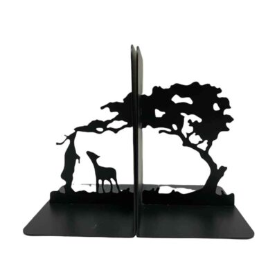 Serre-livres en métal design arbre – adapté pour intérieurs à thème naturel