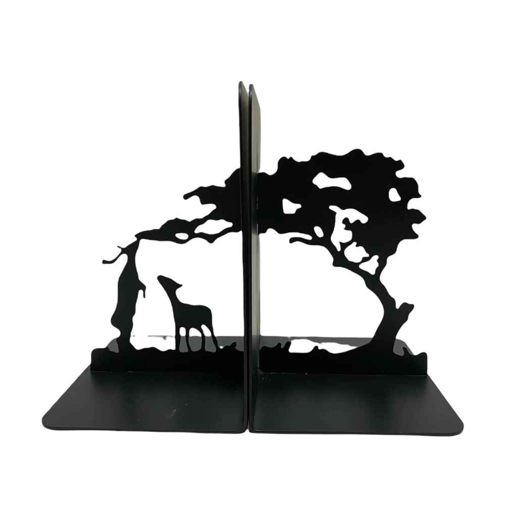 Serre-livres en métal design arbre – adapté pour intérieurs à thème naturel