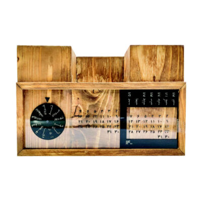 Modèle de calendrier de bureau persan Handmade