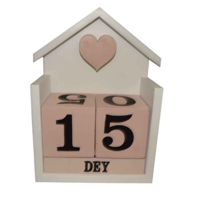 Modèle de calendrier de bureau persan Love