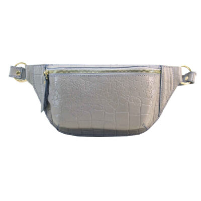 Sac banane en cuir véritable avec ceinture réglable pour femme – Idéal pour un usage quotidien
