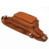 Sac banane en cuir véritable avec ceinture réglable – Indispensable du quotidien