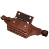 Sac banane en cuir véritable avec ceinture réglable – Indispensable du quotidien
