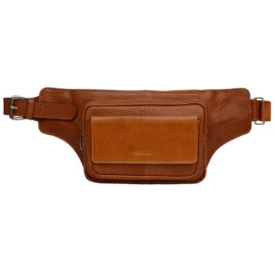 Sac banane en cuir véritable avec ceinture réglable – Indispensable du quotidien