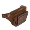 Sac banane en cuir véritable avec ceinture réglable – Élégance masculine