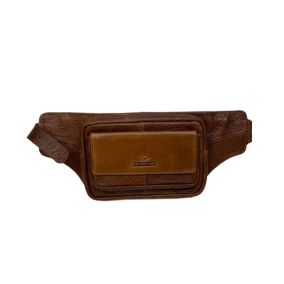 Sac banane en cuir véritable avec ceinture réglable pour hommes – Essentiel pour les déplacements quotidiens