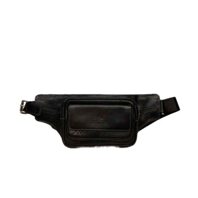Sac banane en cuir véritable avec ceinture réglable pour hommes – Idéal pour une utilisation quotidienne