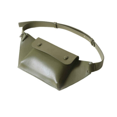 Sac banane en cuir véritable avec ceinture réglable pour femme – Transport quotidien