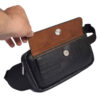 Sac banane en cuir véritable avec ceinture réglable – Élégance au quotidien