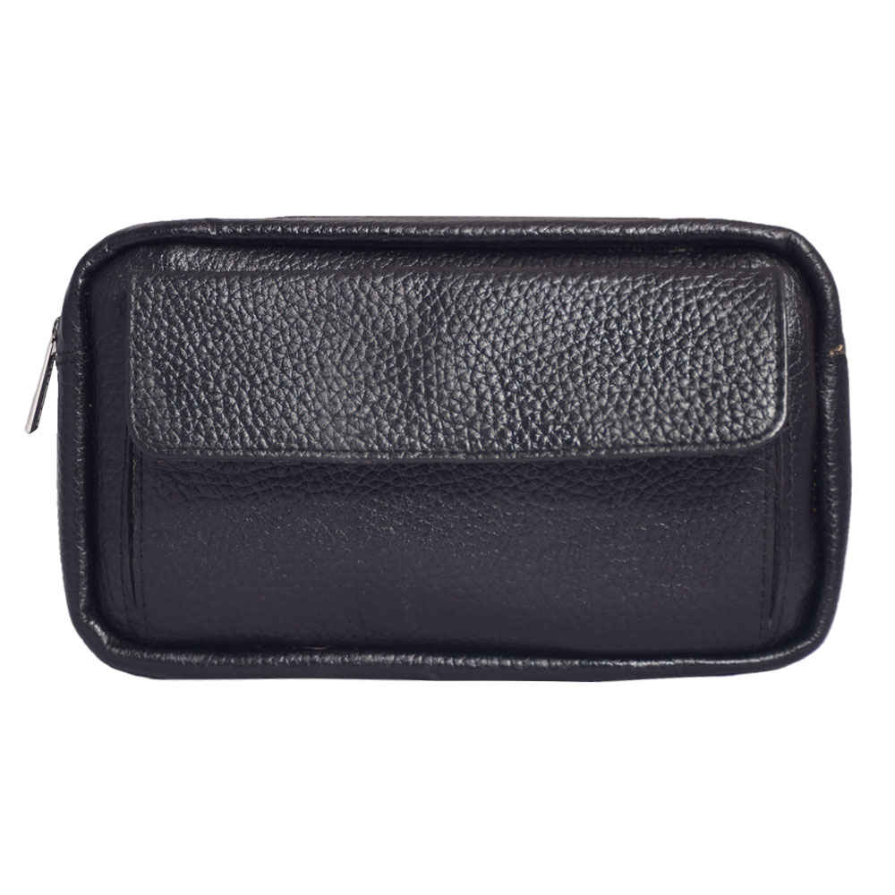 Sac banane en cuir véritable avec ceinture réglable – Élégance au quotidien
