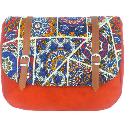 Sac à bandoulière bohémien avec motif artistique Bita