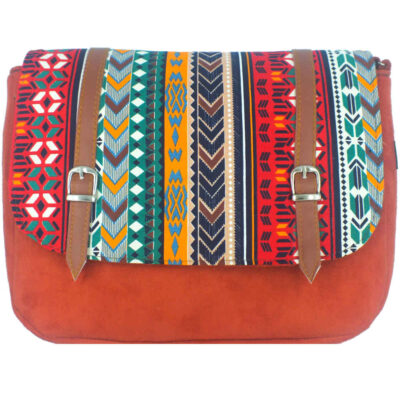 Sac à bandoulière bohémien avec motif géométrique Laleh