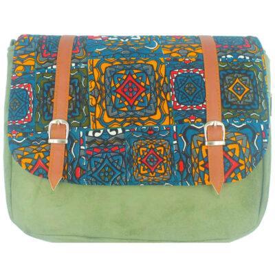 Sac à bandoulière bohémien avec motif artistique Sama