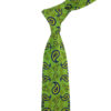Cravate pour homme - Élégance artistique inspirée de la Perse Paisley en vert