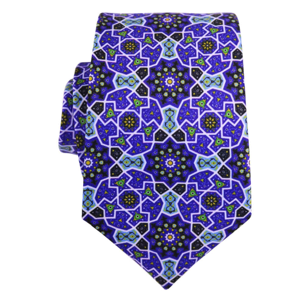 Cravate pour homme - Élégance artistique inspirée de la Perse Kaleidoscope Tile