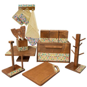 Ensemble d’Accessoires de Cuisine 16 Pièces Chocolat