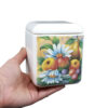 Ensemble de bocaux en céramique - Idéal pour le rangement et l'organisation de la cuisine, Fruits (3x)