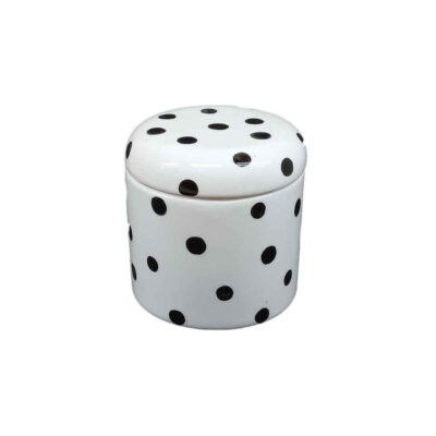 Ensemble de bocaux en céramique – Idéal pour le rangement et l’organisation de la cuisine, Pois (3x)