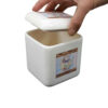 Ensemble de bocaux en céramique - Rangement élégant pour le café, le thé, et plus (3x)