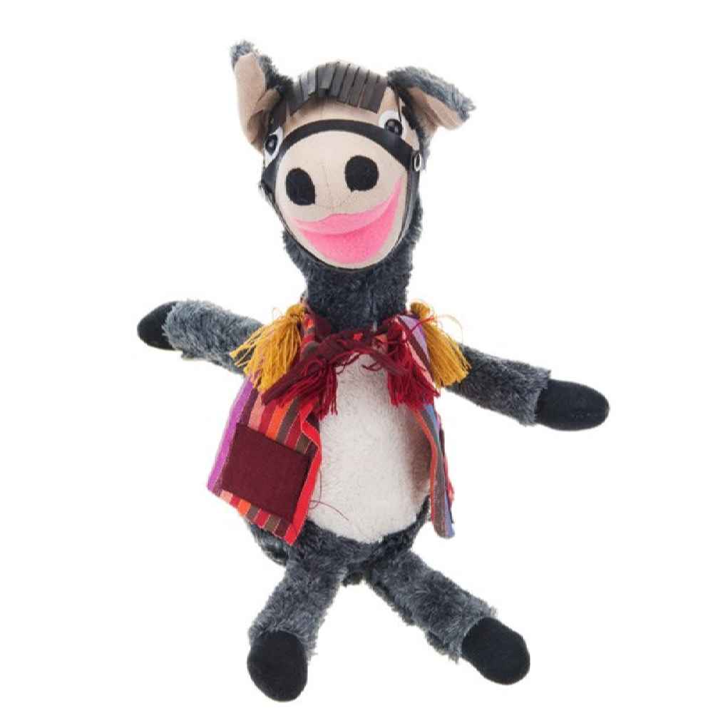 Animal en Peluche Fait Main – Âne Jigar | Peluche Charmante
