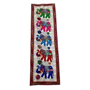 Embroidered Tapestry Wall Hanging – Balochi Heritage Fil Textile Art